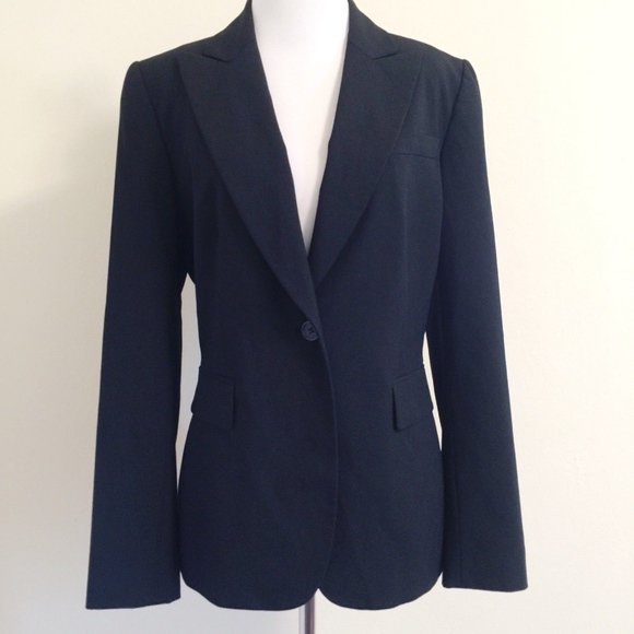 Alfani Jackets & Blazers - Alfani Blazer Jacket True Black Button Career 8
